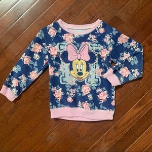 Minnie Mouse Floral Sweatshirt